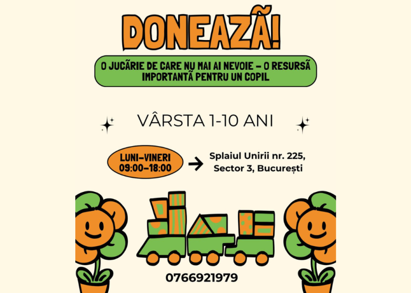 doneaza jucarii Bright Future